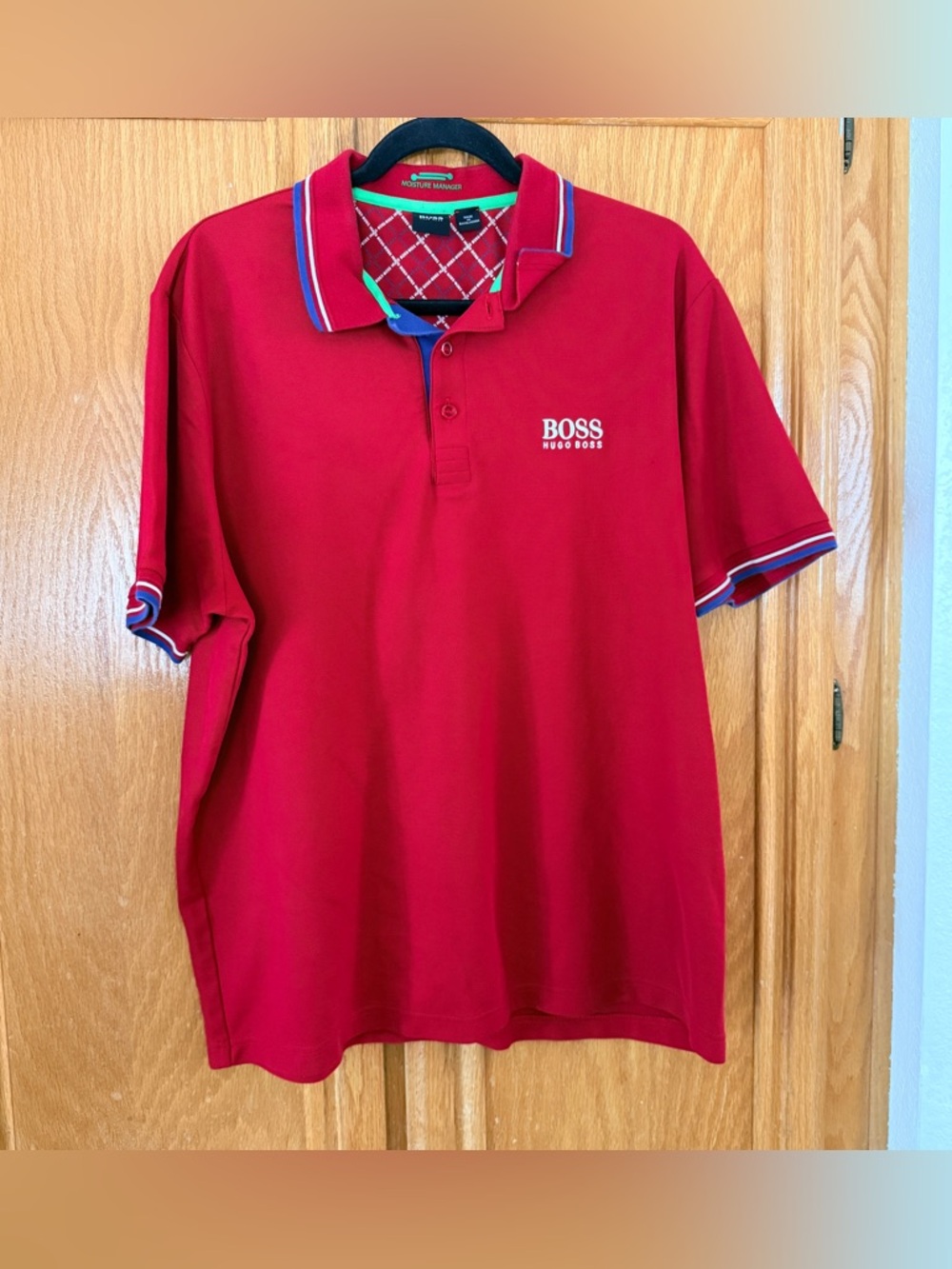 Hugo Boss Men’s Red Polo Shirt XXL